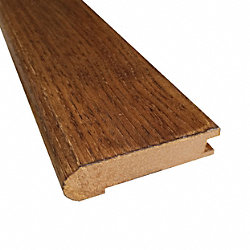 Prefinished Summer Harvest Hardwood 3/4 in thick x 3.125 in wide x 78 in Length Stair Nose